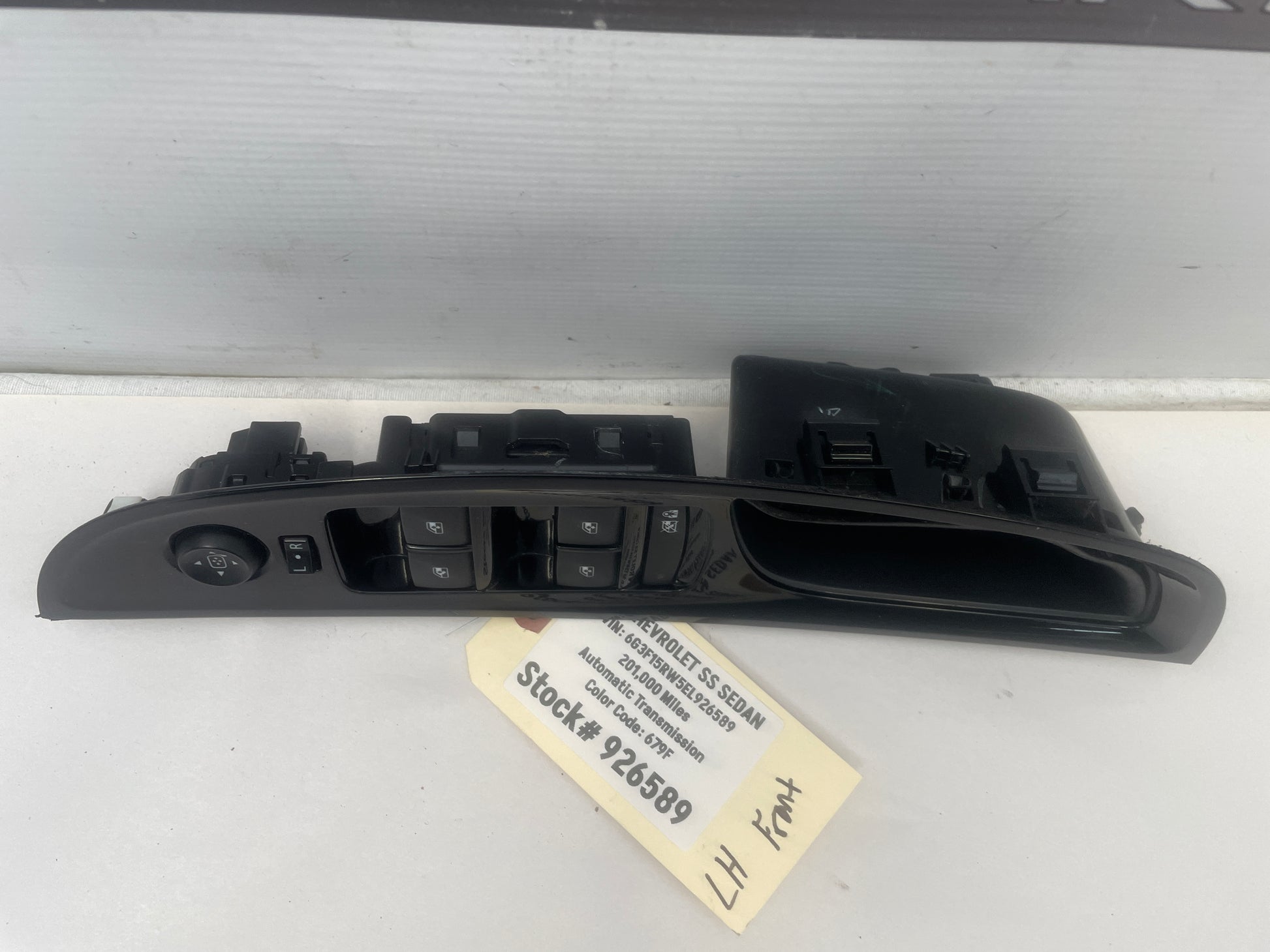 2014 Chevy SS Sedan Front LH Driver Master Window Switch OEM - Day's Parts Yard