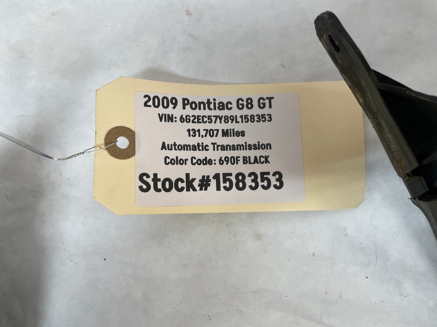 2009 Pontiac G8 GT Complete Rear Bumper Brackets Mounts Supports Guides Set OEM