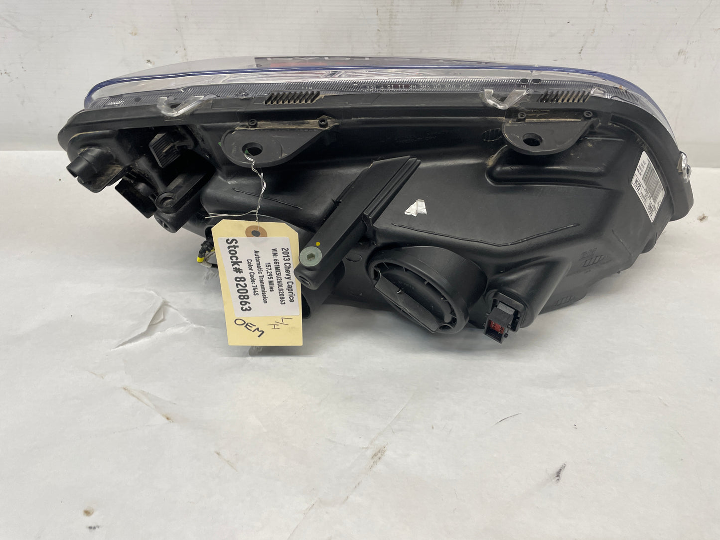 2013 Chevy Caprice LH Driver Head Light Headlight Lamp OEM
