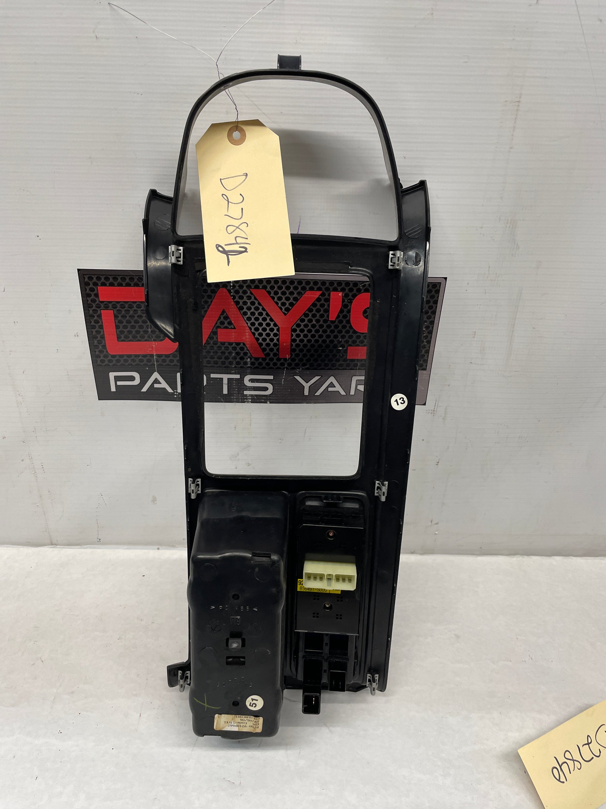 2006 Pontiac GTO Center Console Shifter Bezel Trim Plate Window Switches OEM - Day's Parts Yard