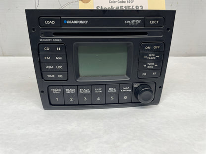 2005 Pontiac GTO Blaupunkt Radio Stereo 6 Disk CD Changer OEM - Day's Parts Yard