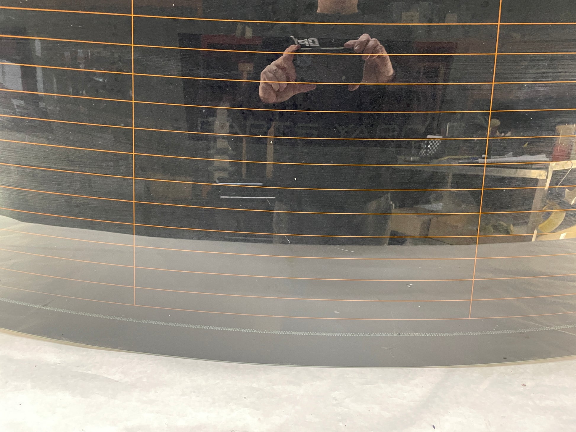 2017 Chevy SS Sedan Rear Back Glass Windshield Window OEM LOCAL PICK UP - Day's Parts Yard