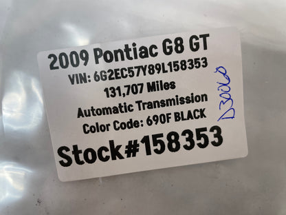 2009 Pontiac G8 GT HVAC Blower Motor Resistor Control Module OEM