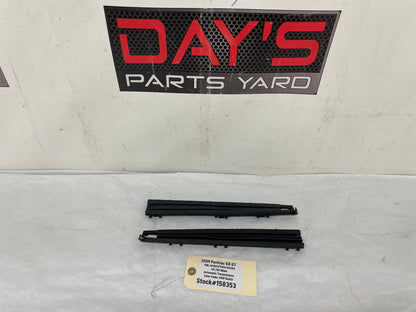2009 Pontiac G8 GT Sunroof Sun Moon Roof Flex Rubber Molding Cover Strips OEM