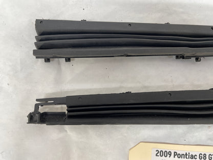 2009 Pontiac G8 GT Sunroof Sun Moon Roof Flex Rubber Molding Cover Strips OEM