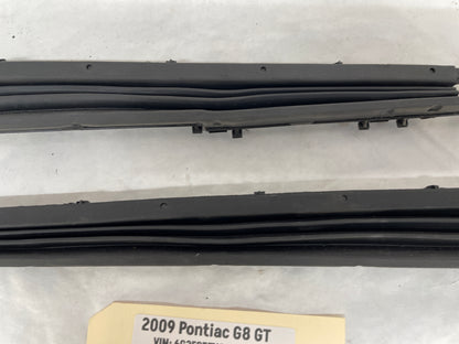 2009 Pontiac G8 GT Sunroof Sun Moon Roof Flex Rubber Molding Cover Strips OEM