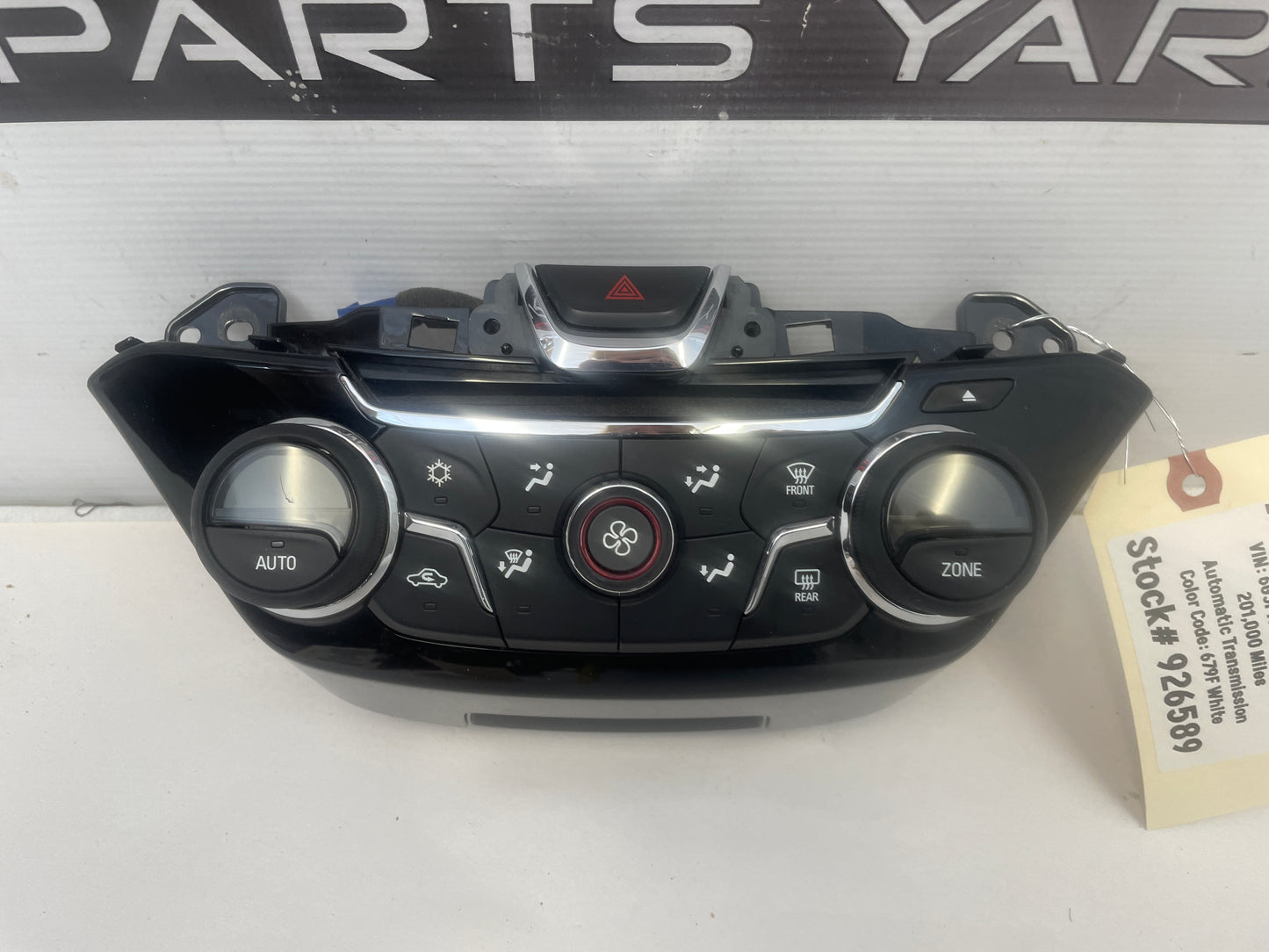 2014 Chevy SS Sedan HVAC Controls Heat A/C Control Unit OEM - Day's Parts Yard