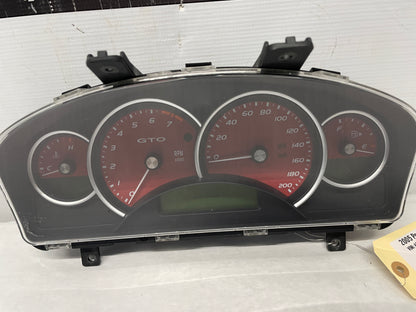 2005 Pontiac GTO Red Gauge Cluster Speedometer OEM - Day's Parts Yard