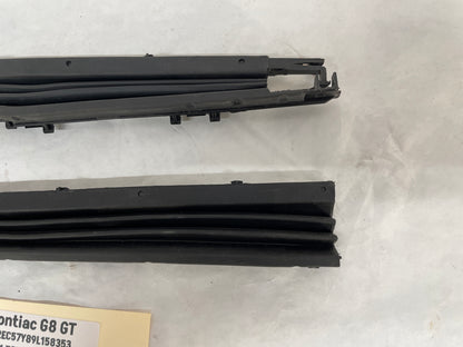 2009 Pontiac G8 GT Sunroof Sun Moon Roof Flex Rubber Molding Cover Strips OEM
