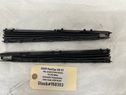 2009 Pontiac G8 GT Sunroof Sun Moon Roof Flex Rubber Molding Cover Strips OEM