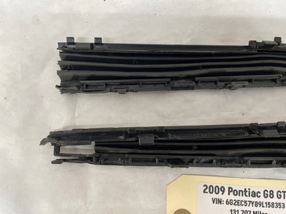2009 Pontiac G8 GT Sunroof Sun Moon Roof Flex Rubber Molding Cover Strips OEM