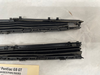 2009 Pontiac G8 GT Sunroof Sun Moon Roof Flex Rubber Molding Cover Strips OEM