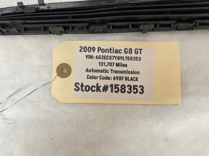 2009 Pontiac G8 GT Sunroof Sun Moon Roof Flex Rubber Molding Cover Strips OEM