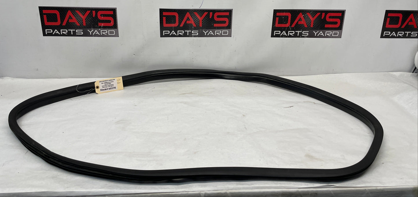 2012 Chevy Caprice PPV LH Driver Rear Door Weather Strip Rubber Seal OEM
