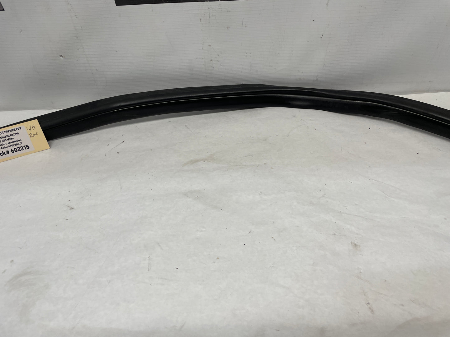 2012 Chevy Caprice PPV LH Driver Rear Door Weather Strip Rubber Seal OEM