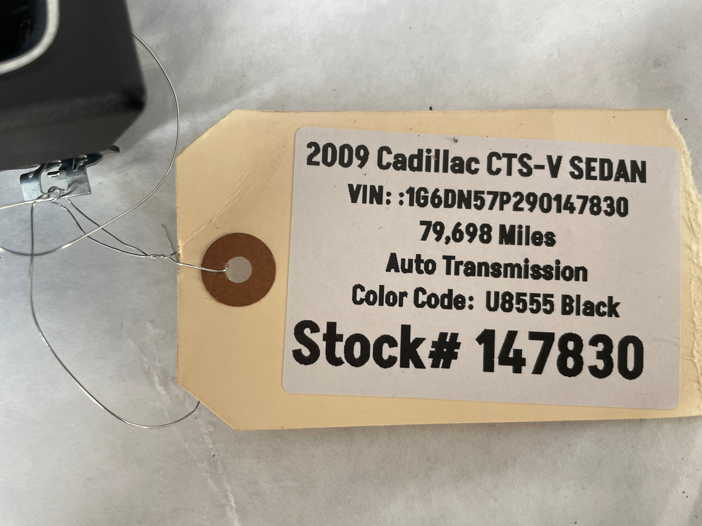 2009 Cadillac CTS-V Sedan LH Driver Dash Air Vent Grille w/ Switches OEM - Day's Parts Yard