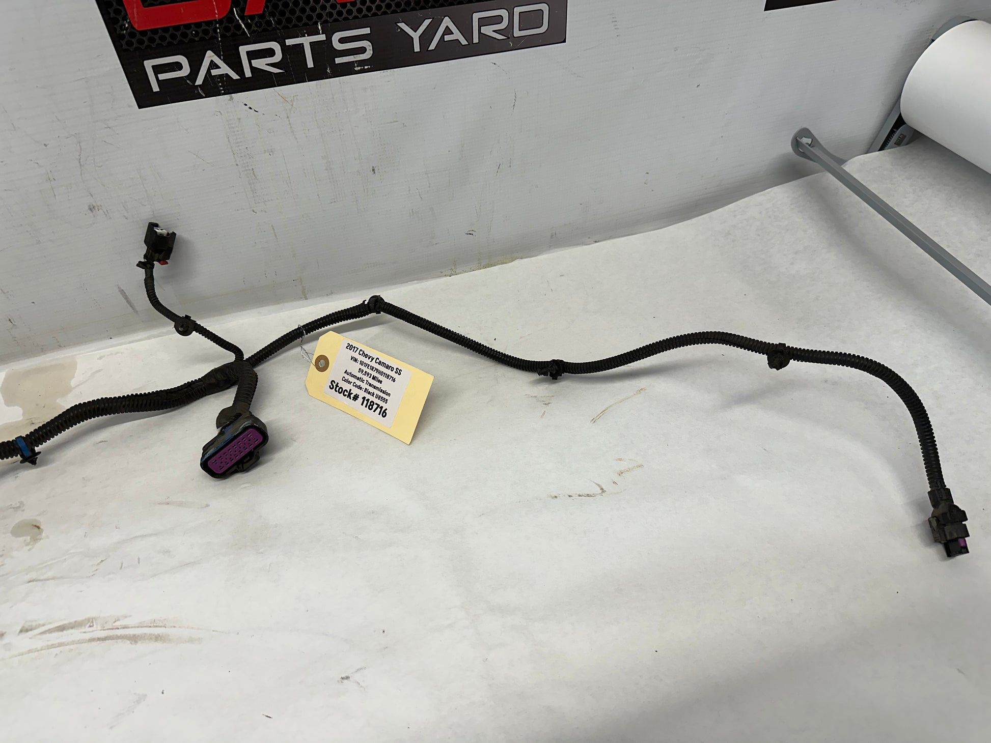 2017 Chevy Camaro SS Rear Cradle Chassis Differential Wire Wiring Harness - Day's Parts Yard