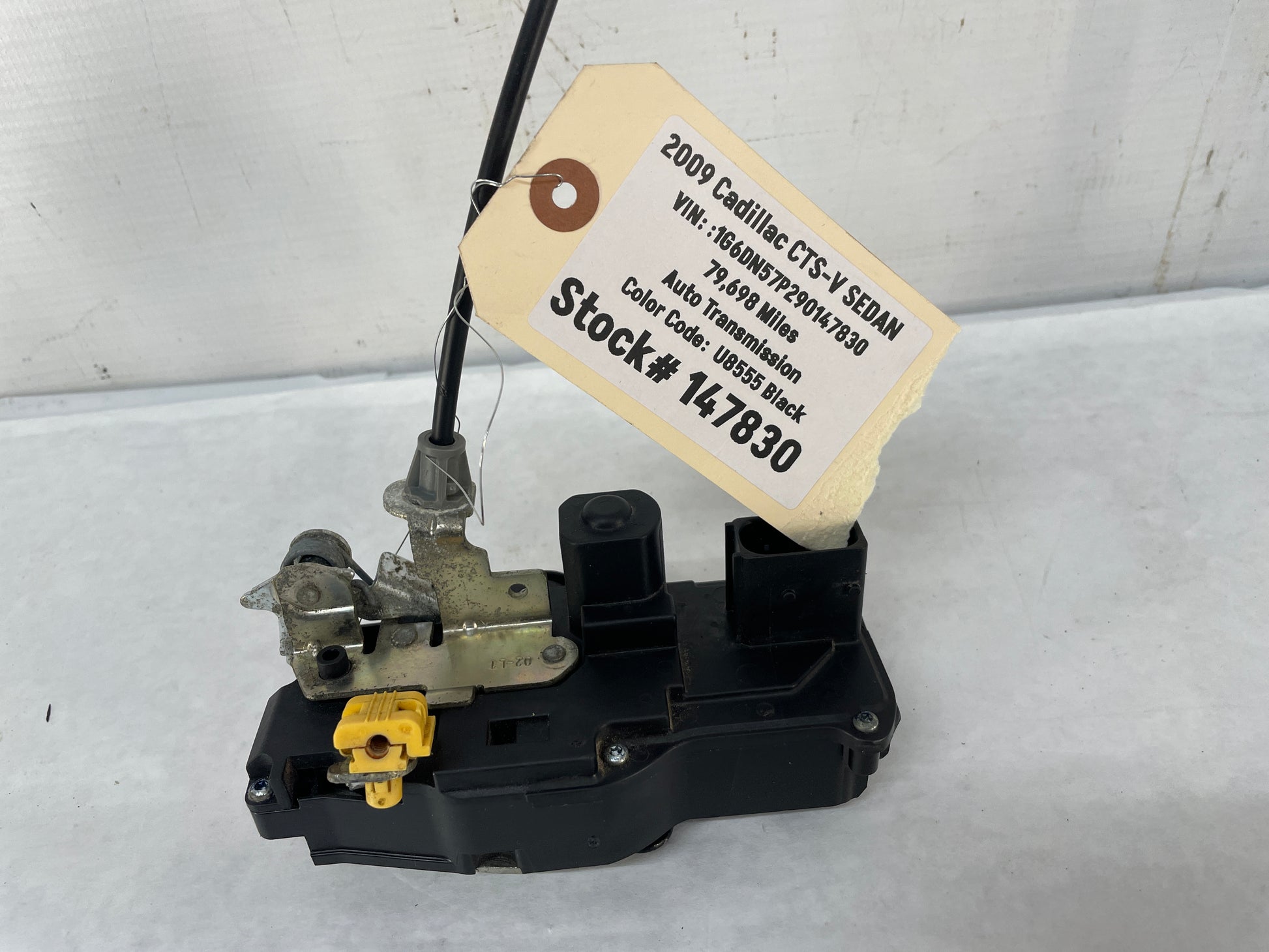 2009 Cadillac CTS-V Sedan LH Driver Front Door Lock Actuator OEM - Day's Parts Yard