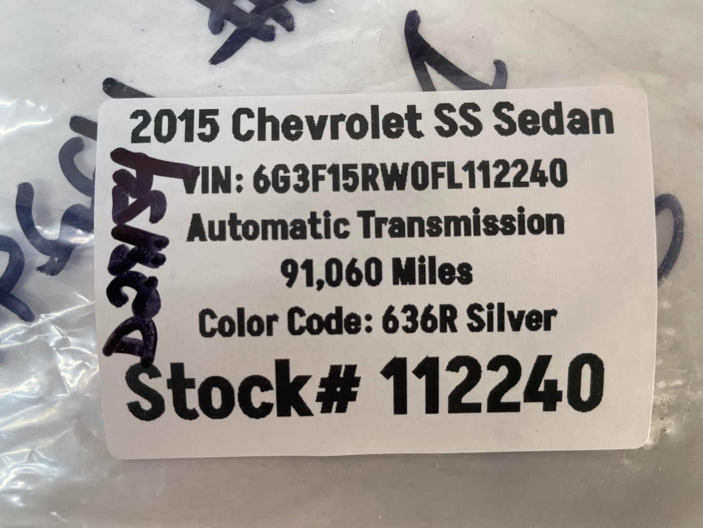 2015 Chevy SS Sedan Jump Starter Positive Post Battery Circuit Fuse Block OEM