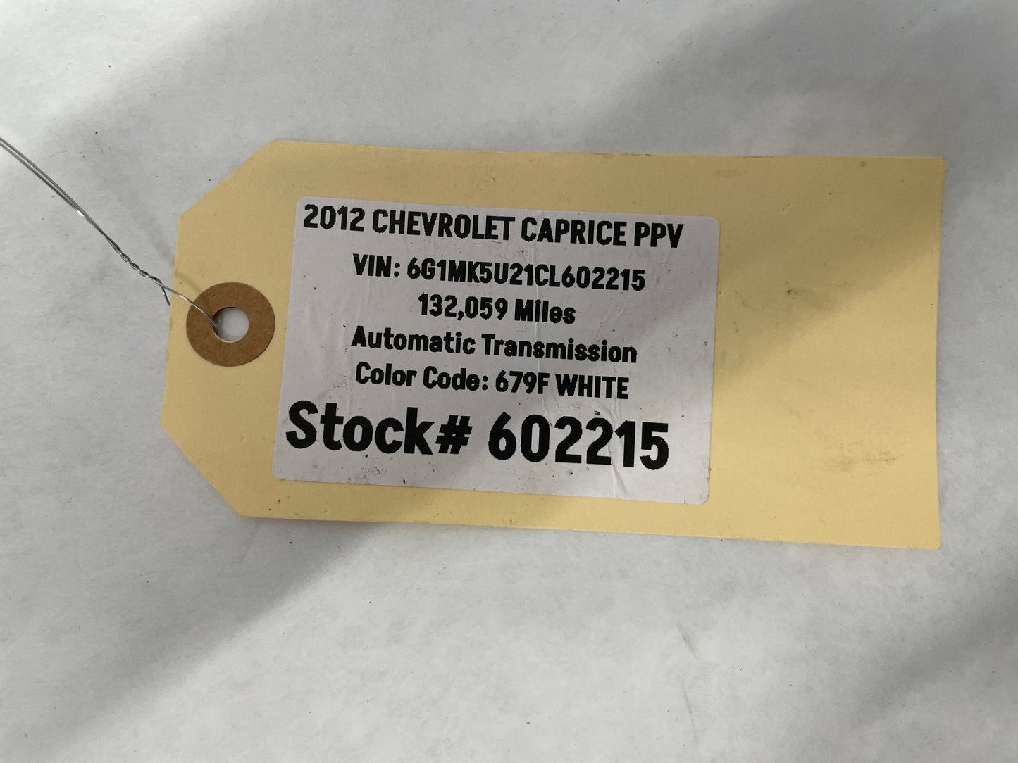 2012 Chevy Caprice PPV Starter Alternator Power Cable Wire Wiring Harness OEM