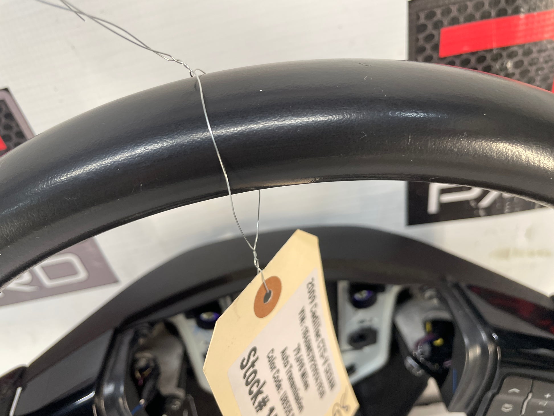 2009 Cadillac CTS-V Sedan Leather Steering Wheel OEM - Day's Parts Yard