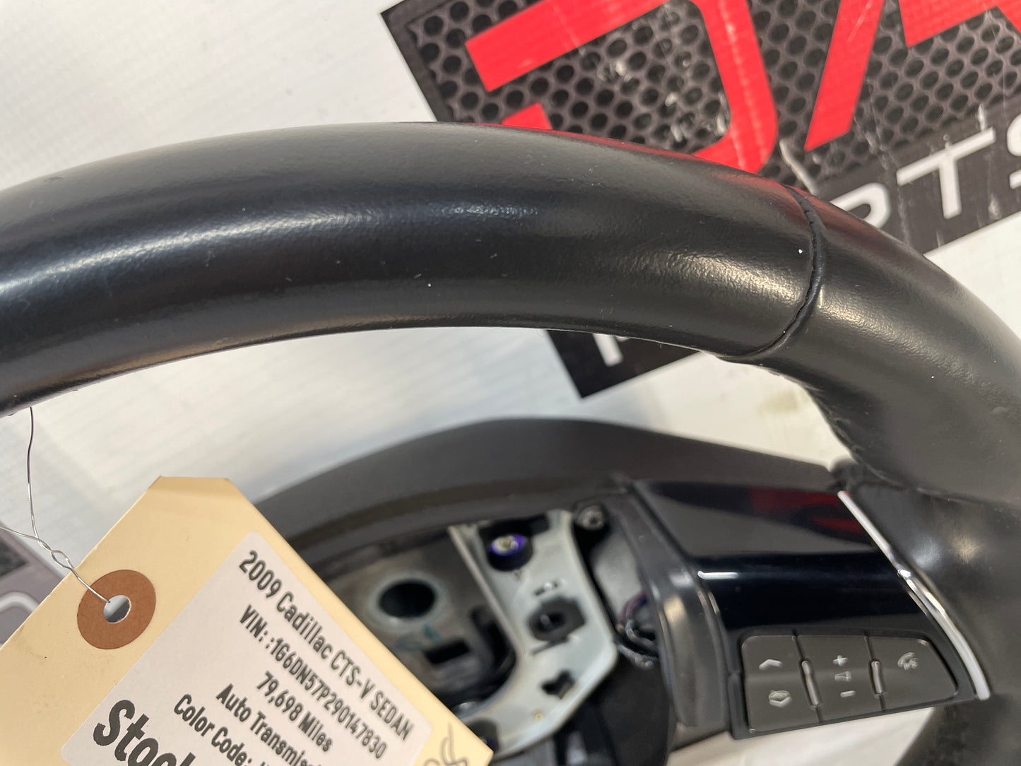 2009 Cadillac CTS-V Sedan Leather Steering Wheel OEM - Day's Parts Yard