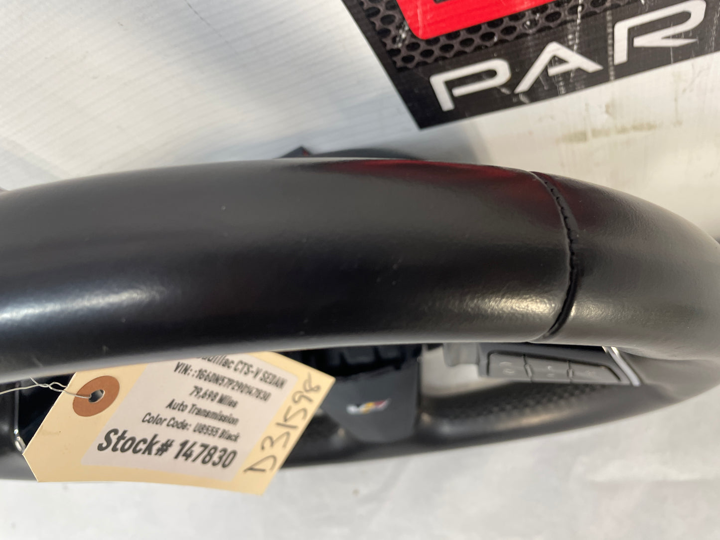 2009 Cadillac CTS-V Sedan Leather Steering Wheel OEM - Day's Parts Yard