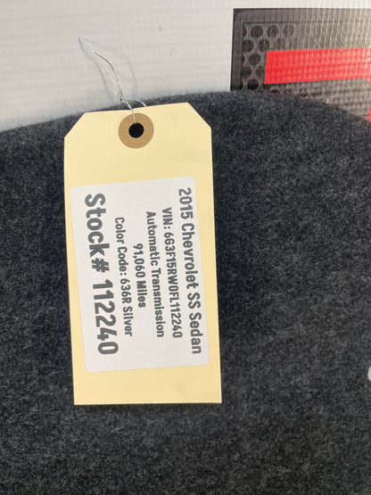 2015 Chevy SS Sedan Trunk Deck Lid Liner Carpet Trim OEM