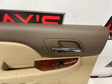 2009 GMC Sierra 2500HD SLT LH Driver Rear Interior Door Panel Cashmere Tan OEM - Day's Parts Yard
