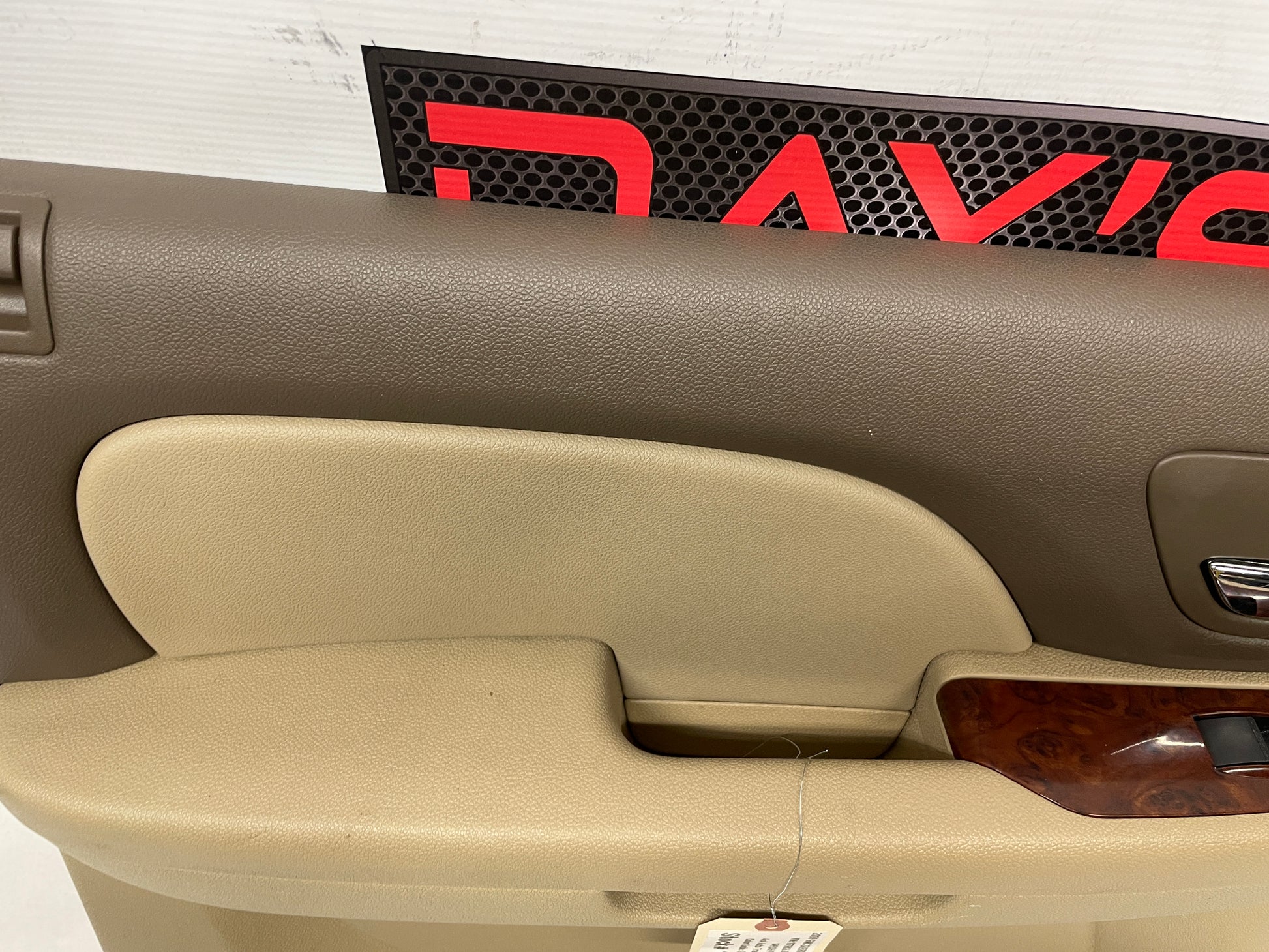 2009 GMC Sierra 2500HD SLT LH Driver Rear Interior Door Panel Cashmere Tan OEM - Day's Parts Yard