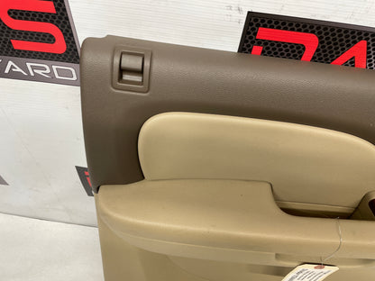 2009 GMC Sierra 2500HD SLT LH Driver Rear Interior Door Panel Cashmere Tan OEM - Day's Parts Yard