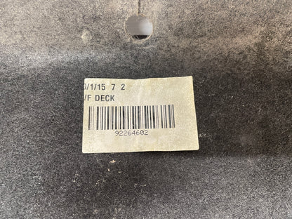 2015 Chevy SS Sedan Trunk Deck Lid Liner Carpet Trim OEM