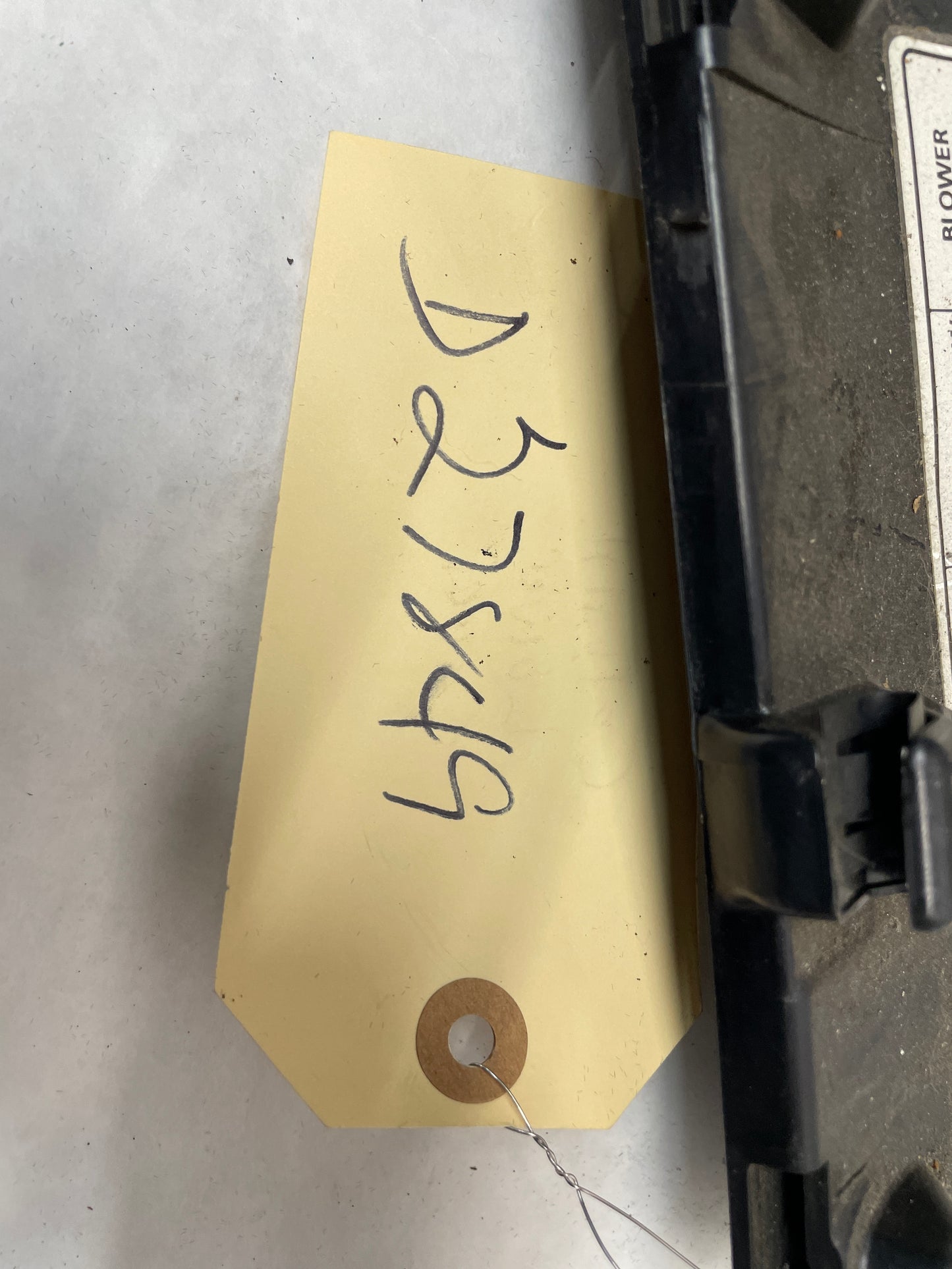 2006 Pontiac GTO Black Suede Interior Knee Bolster Fuse Box Block Cover OEM - Day's Parts Yard