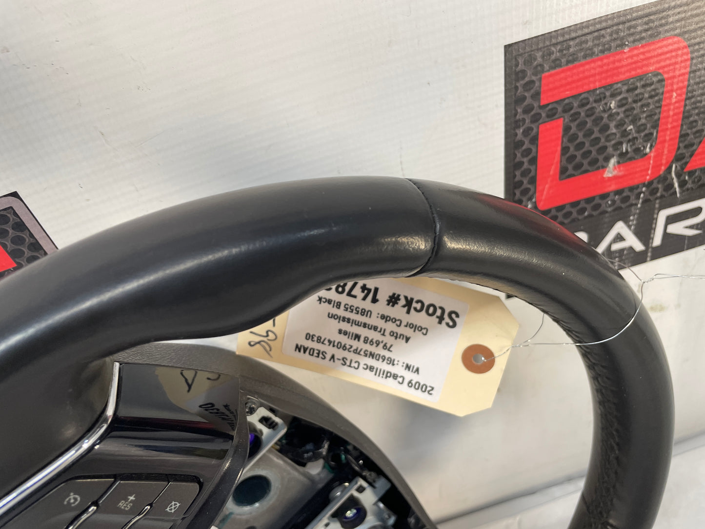 2009 Cadillac CTS-V Sedan Leather Steering Wheel OEM - Day's Parts Yard