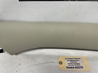 2012 Chevy Caprice PPV RH Passenger Interior Windshield A Pillar Trim Molding OEM