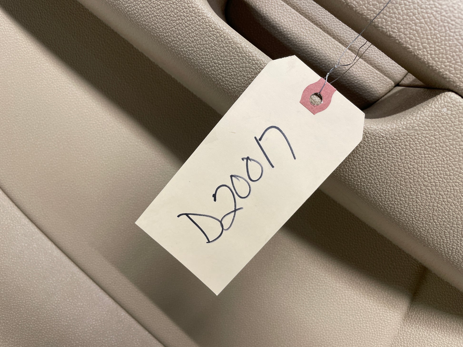 2009 GMC Sierra 2500HD SLT LH Driver Rear Interior Door Panel Cashmere Tan OEM - Day's Parts Yard