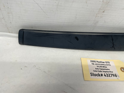 2005 Pontiac GTO RH Passenger Exterior B Pillar Window Trim Cover Applique Molding OEM - Day's Parts Yard