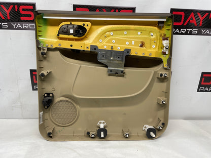 2009 GMC Sierra 2500HD SLT LH Driver Rear Interior Door Panel Cashmere Tan OEM - Day's Parts Yard