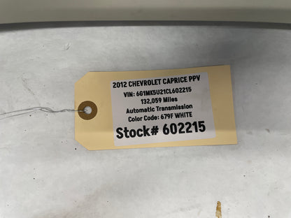 2012 Chevy Caprice PPV RH Passenger Interior Windshield A Pillar Trim Molding OEM