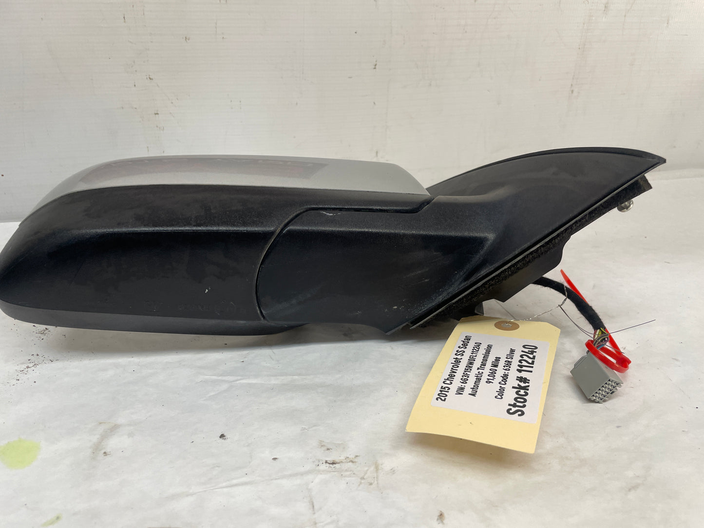2015 Chevy SS Sedan RH Passenger Exterior Out Side Mirror OEM