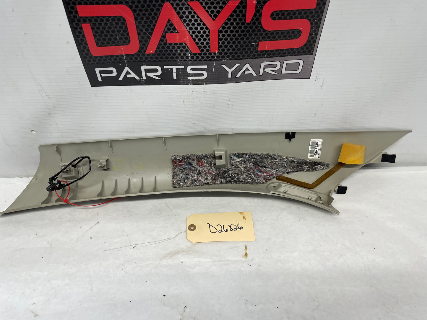 2012 Chevy Caprice PPV RH Passenger Interior Windshield A Pillar Trim Molding OEM