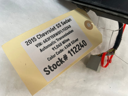 2015 Chevy SS Sedan RH Passenger Exterior Out Side Mirror OEM