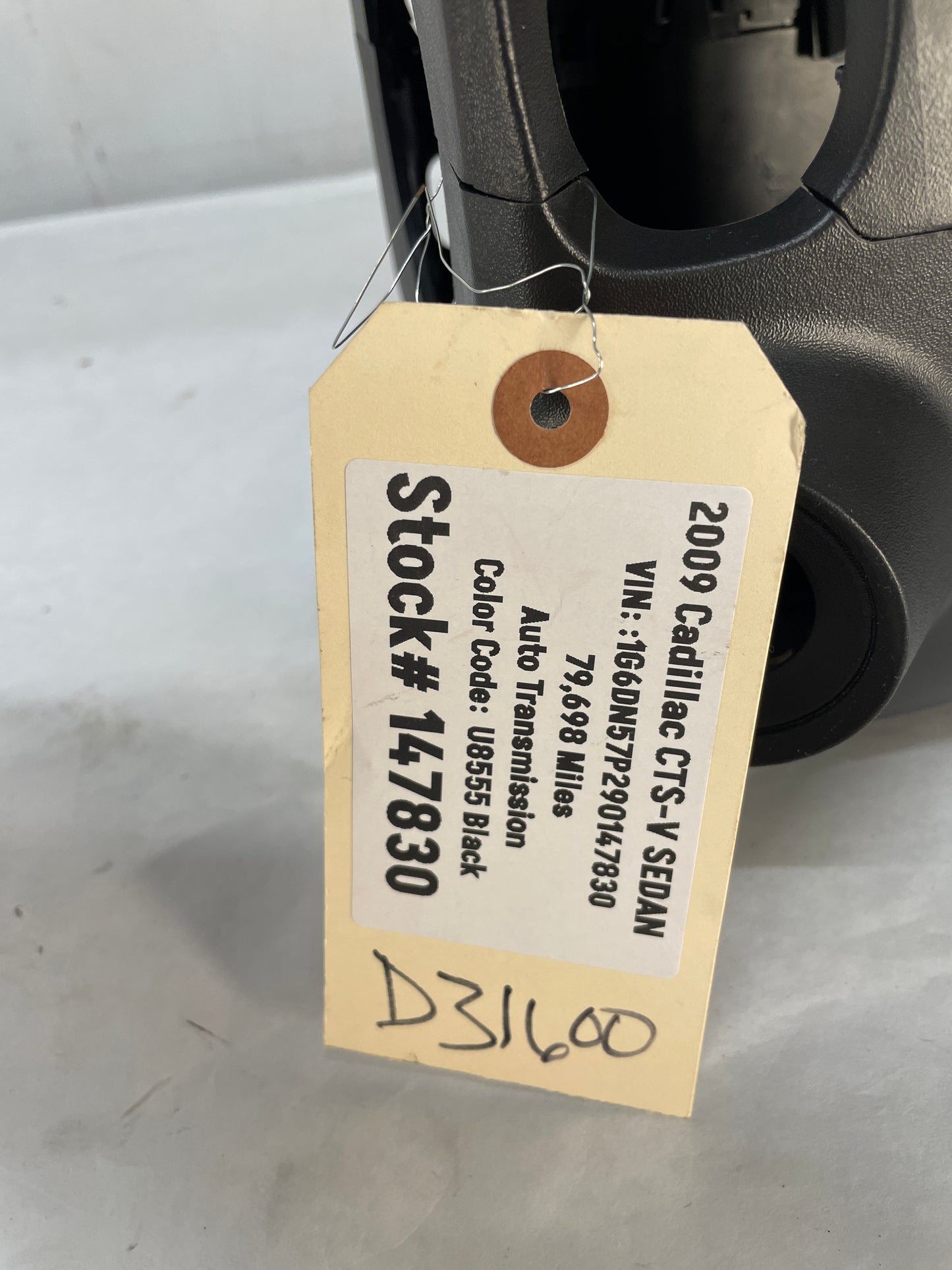 2009 Cadillac CTS-V Sedan Complete Steering Column Shroud Cover Panel OEM - Day's Parts Yard