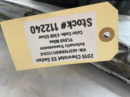 2015 Chevy SS Sedan Trunk Deck Lid Spoiler Wing OEM