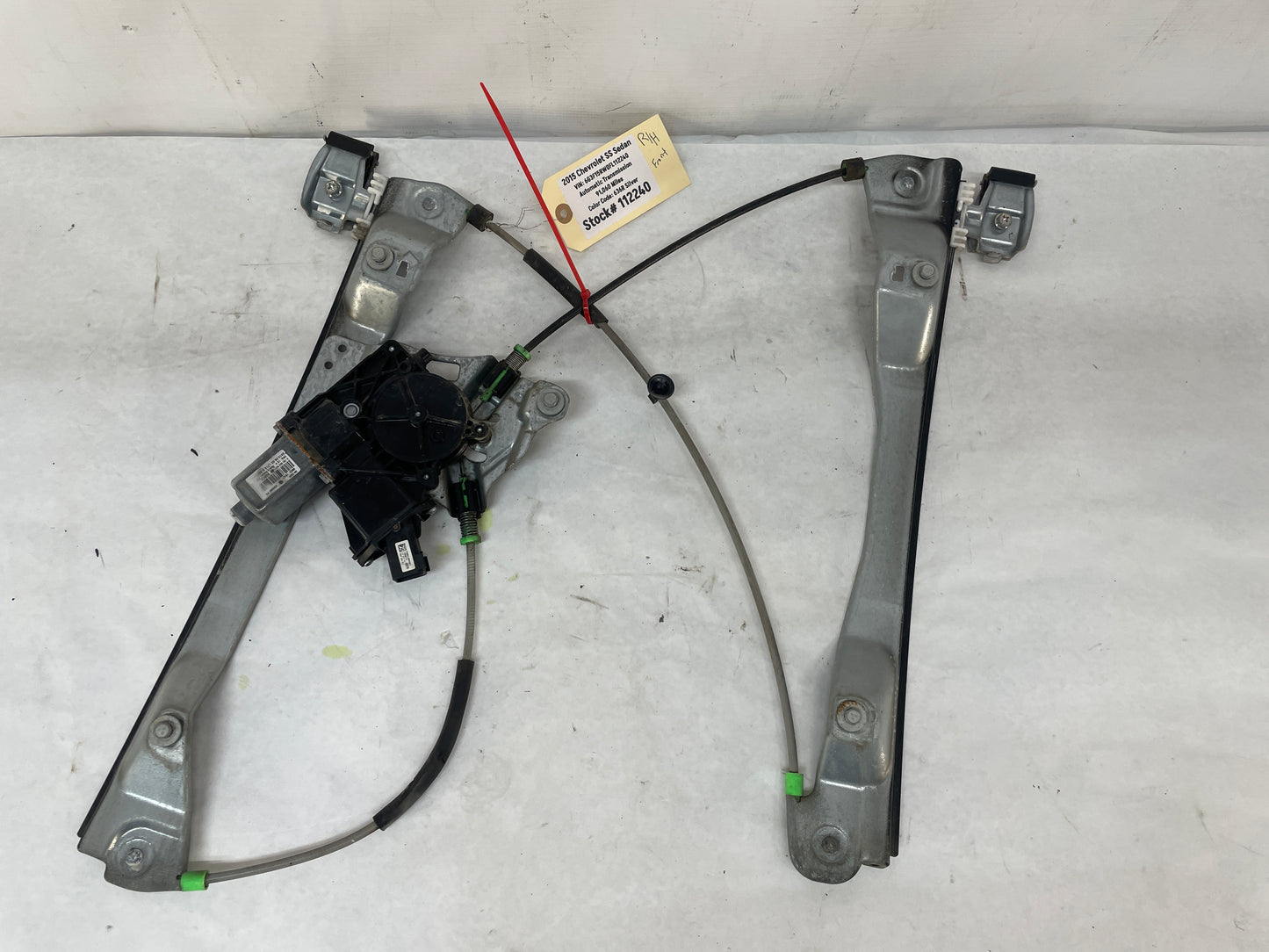 2015 Chevy SS Sedan RH Passenger Front Window Regulator Motor OEM