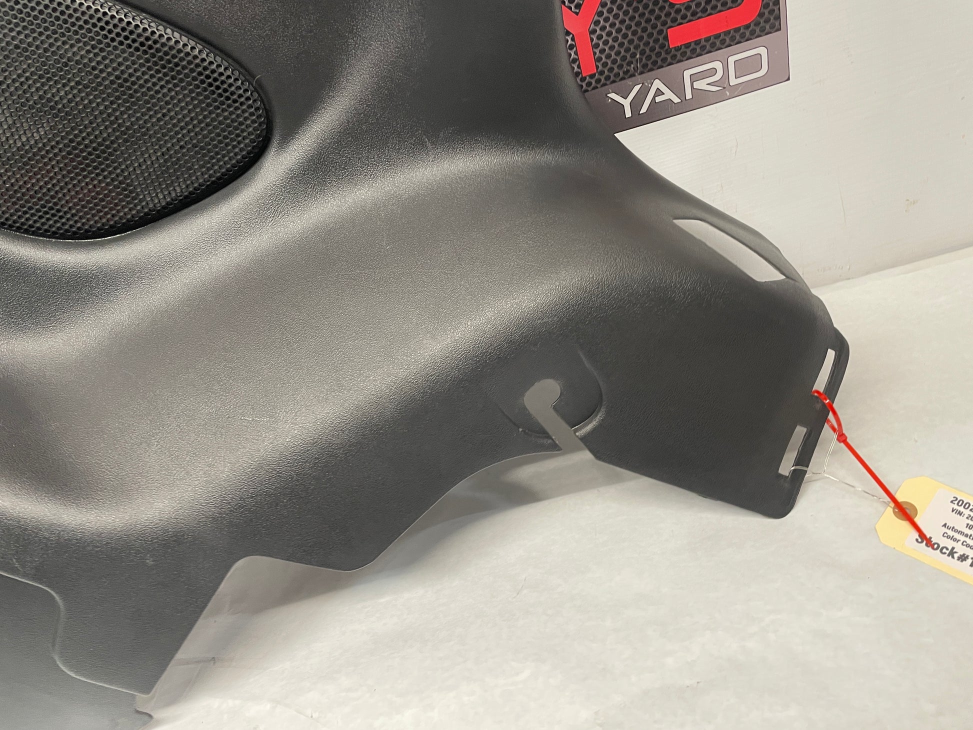 2002 Chevy Camaro Z28 RH Passenger Rear Interior Quarter Trim Panel Black Ebony OEM - Day's Parts Yard