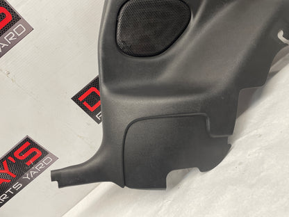 2002 Chevy Camaro Z28 RH Passenger Rear Interior Quarter Trim Panel Black Ebony OEM - Day's Parts Yard
