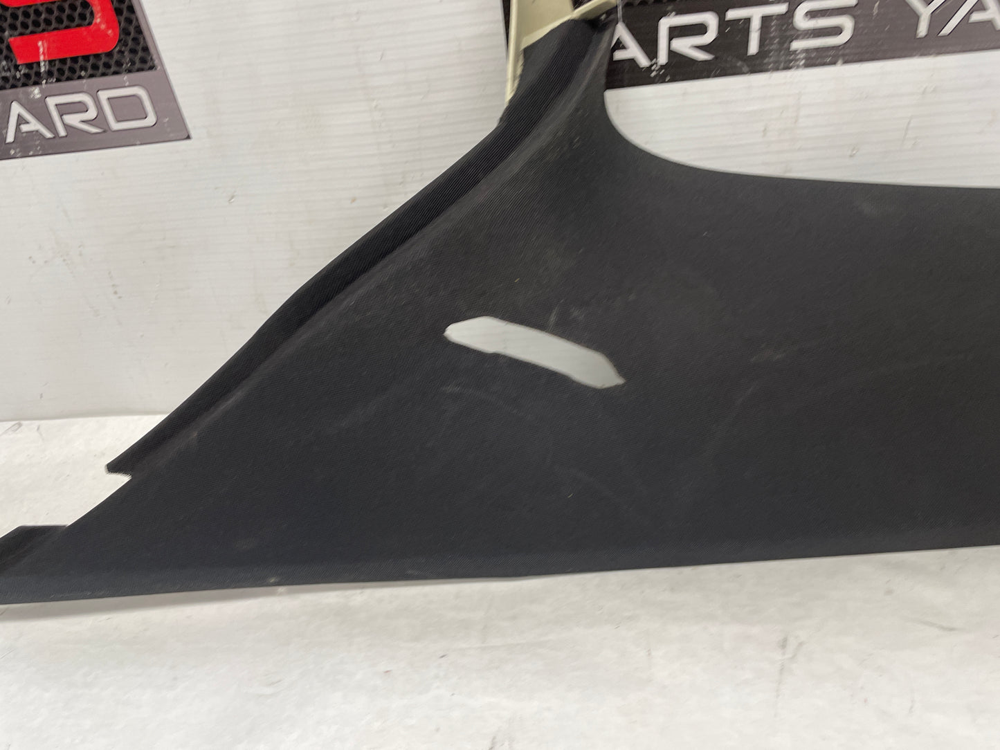 2006 Pontiac GTO RH Passenger Rear Interior Quarter C Pillar Seat Belt Cover Trim Panel OEM - Day's Parts Yard