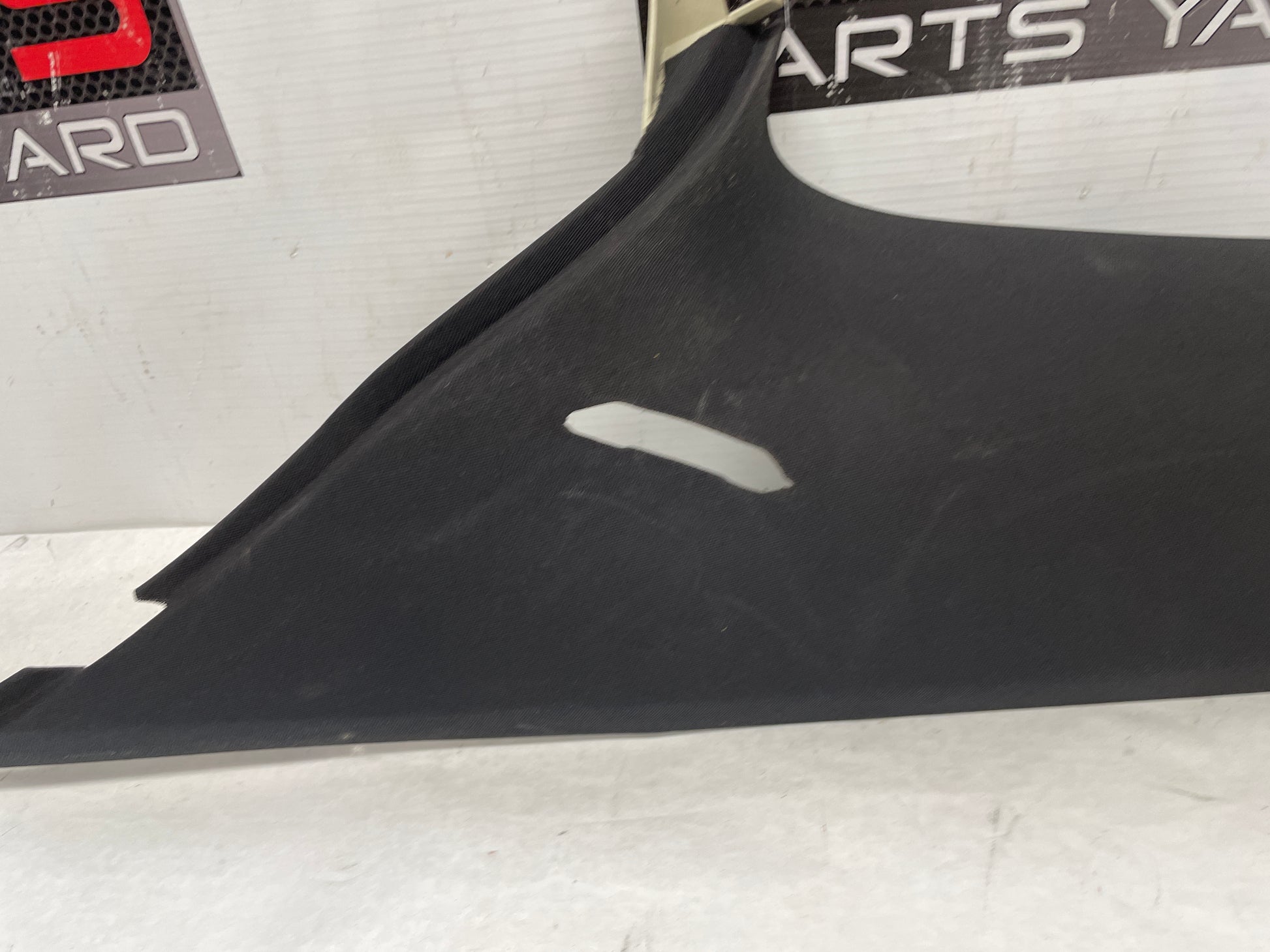 2006 Pontiac GTO RH Passenger Rear Interior Quarter C Pillar Seat Belt Cover Trim Panel OEM - Day's Parts Yard