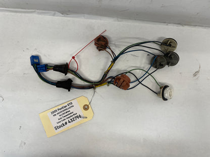 2005 Pontiac GTO RH & LH Taillight Tail Light Wire Wiring Harness Sockets OEM